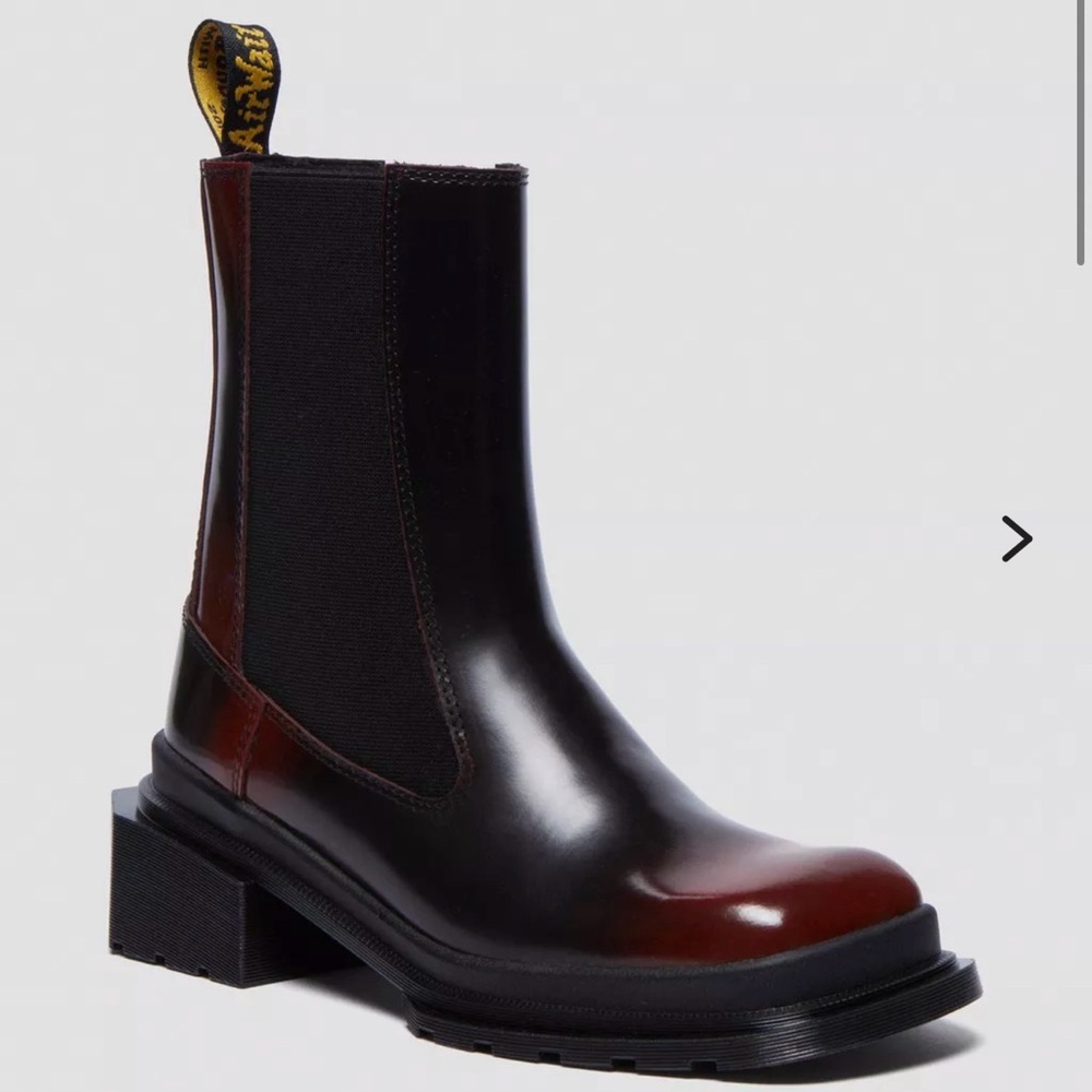 Dr. Martens Black and Brown / burgundy 
Combat Boots. Brand new , never worn